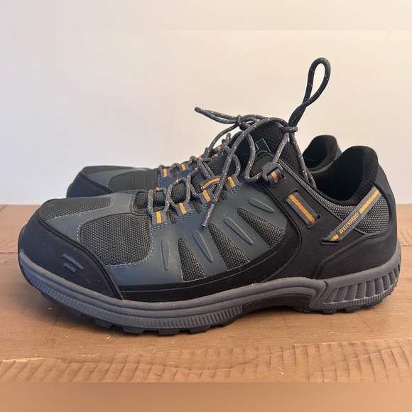 Orthofeet Men’s Gray Waterproof Hiking Shoes - Size 11.5 - Picture 2 of 10